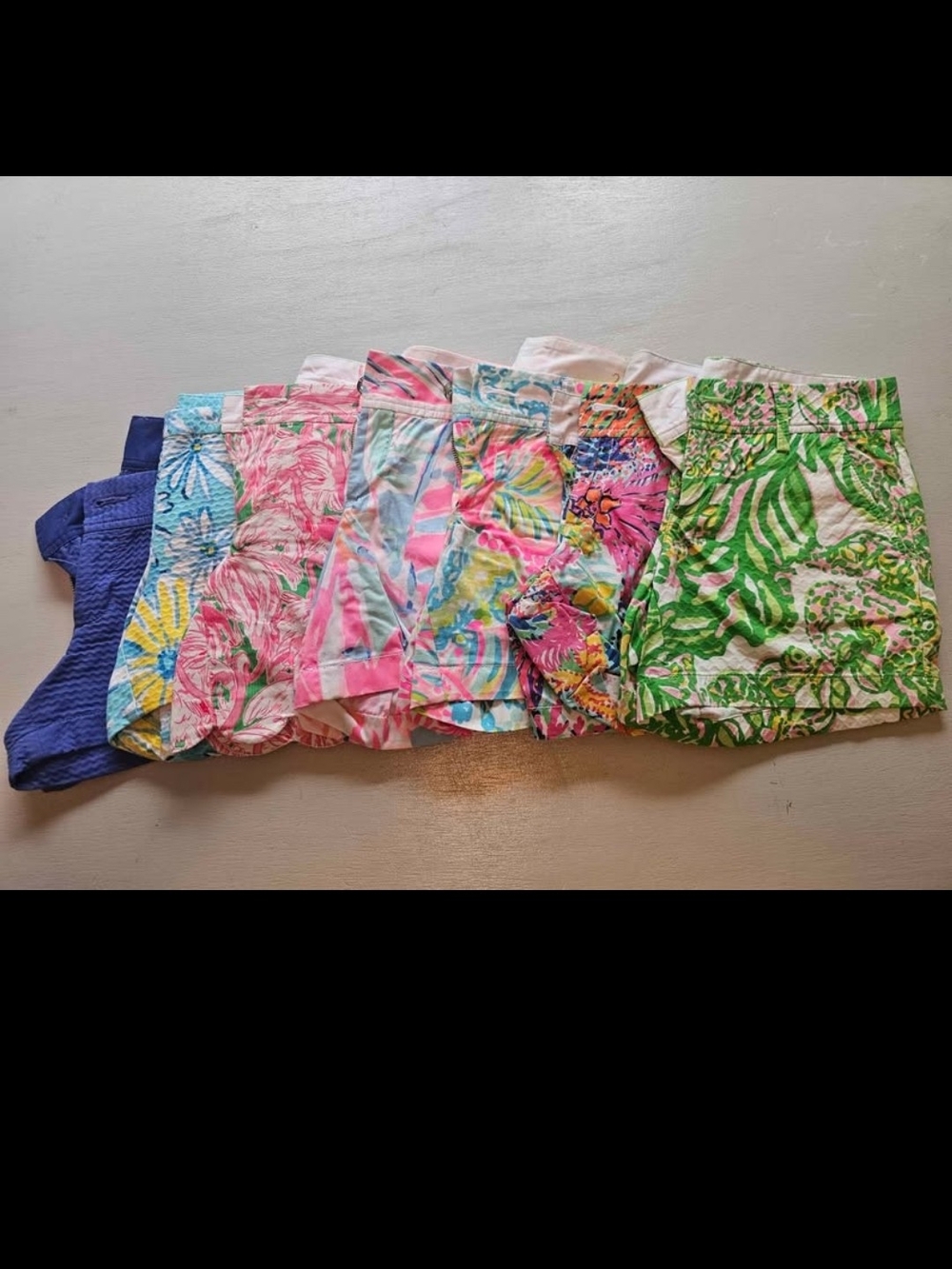 7 pairs of Lilly Pulitzer shorts